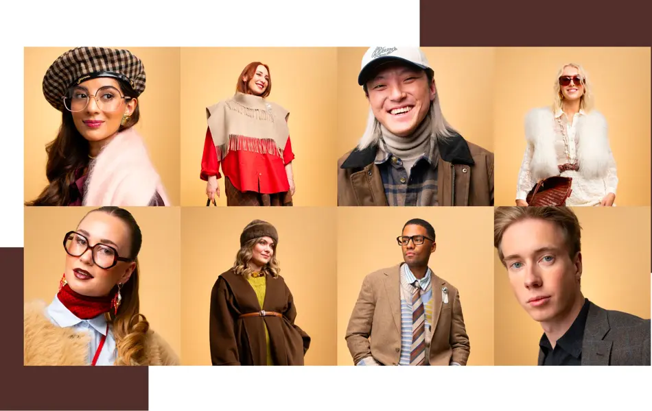 modeller viser høstmote