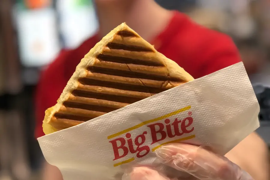 Big bite toast