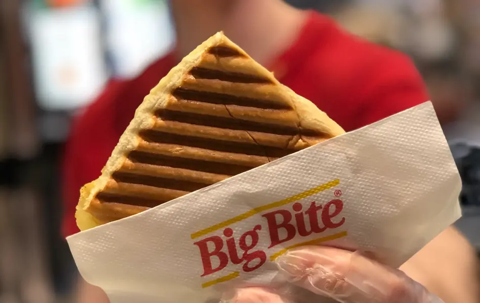 Big bite toast