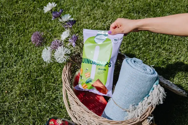 Piknikkurv med chipspose