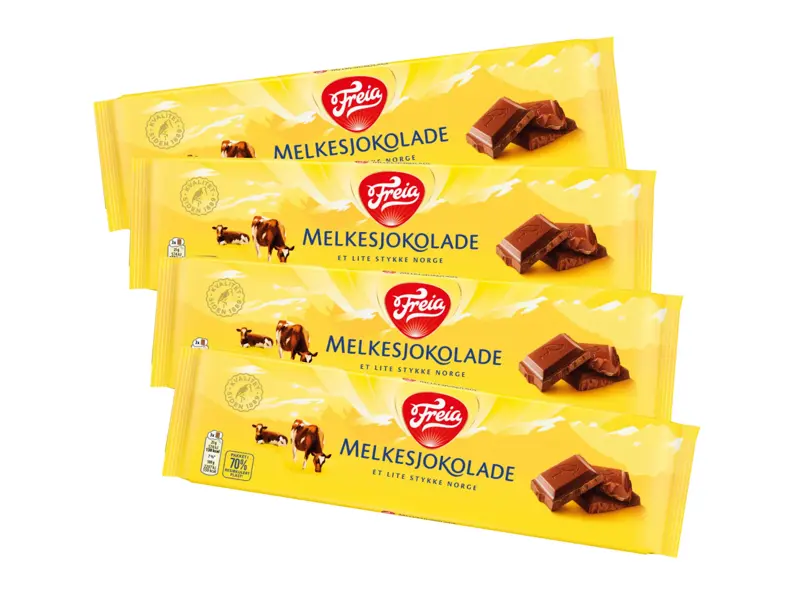 Freia melkesjokolade plater
