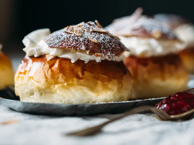 Bilde av fastelavnsboller.