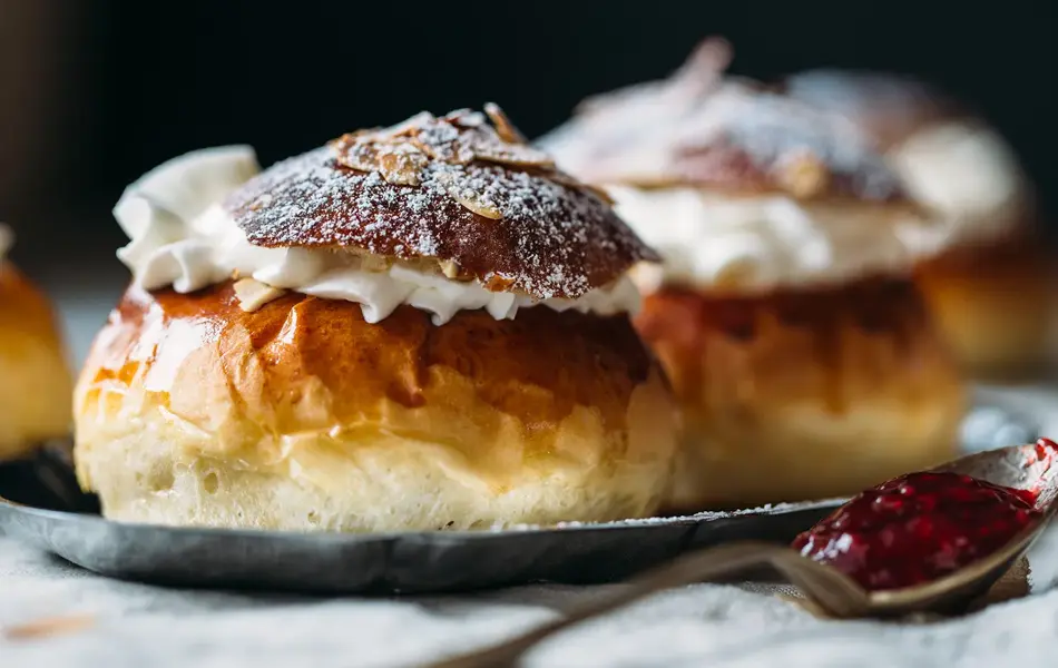 Bilde av fastelavnsboller.