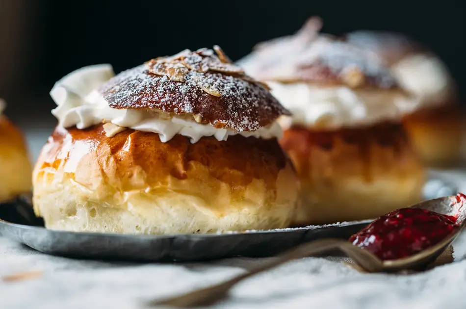 Bilde av fastelavnsboller.