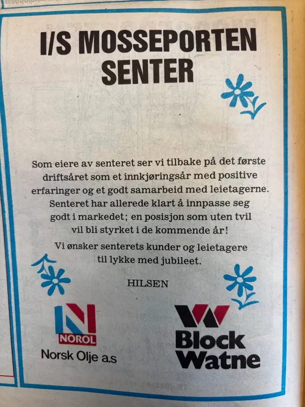 Gamle bilder fra Mosseporten