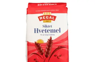 En pakke med Regal hvetemel..