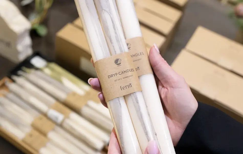 Stearinlys fra Illums