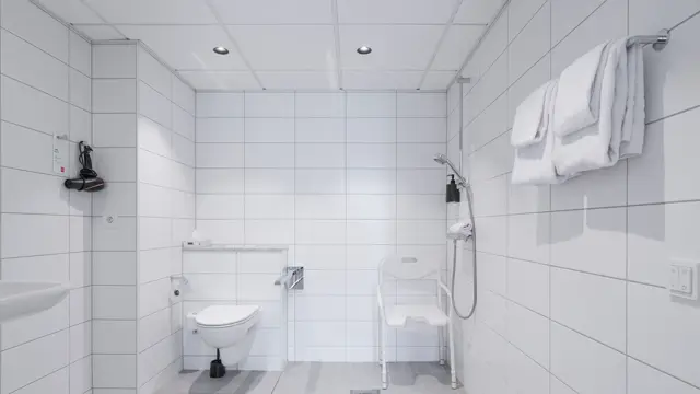 Handicapvennlig rom med dobbeltseng