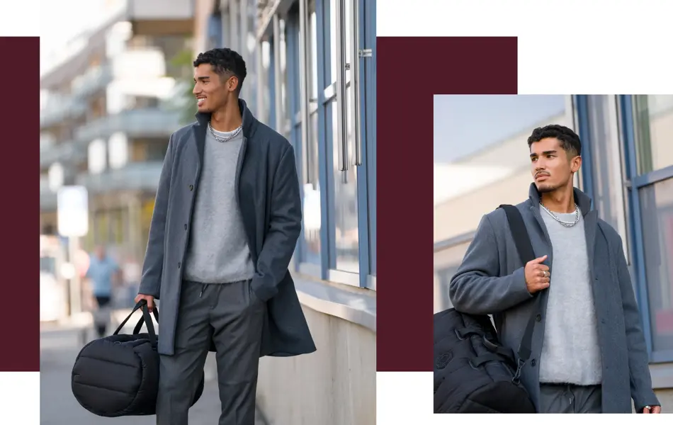 Mann viser høstmote