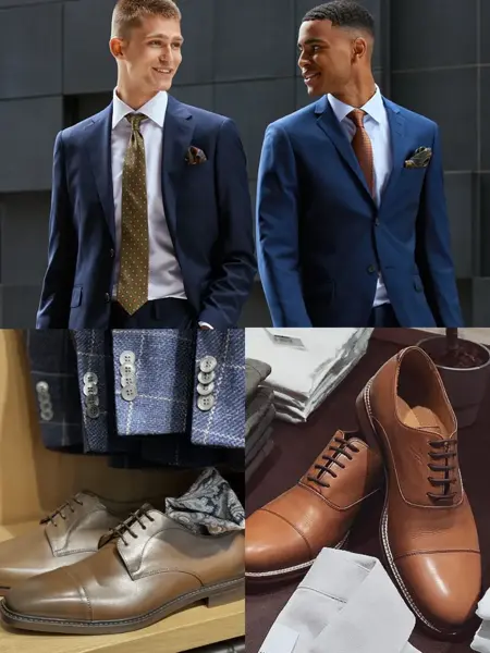 Menn med dress / sko