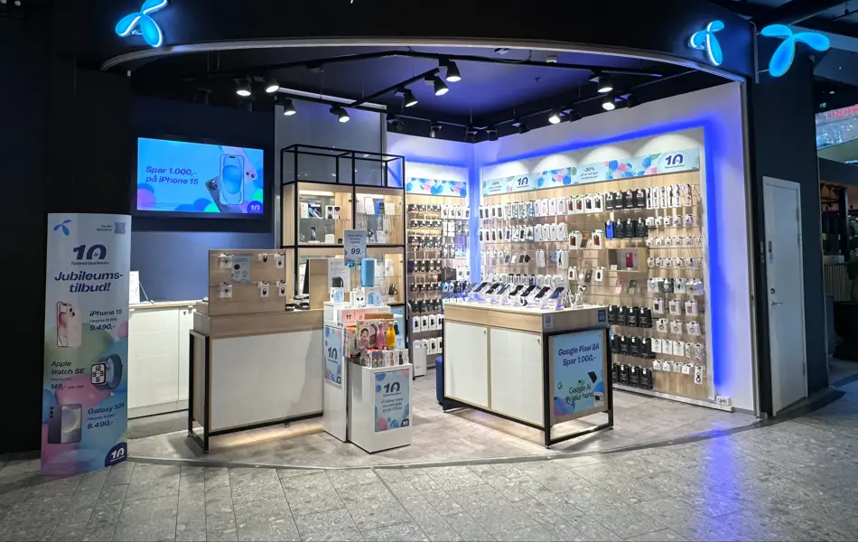 Telenorbutikken fyller 10 år