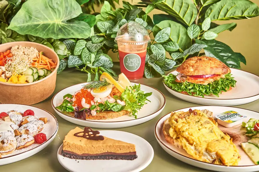 Diverse matretter, dessert og drikke fra Jungeltelegrafen