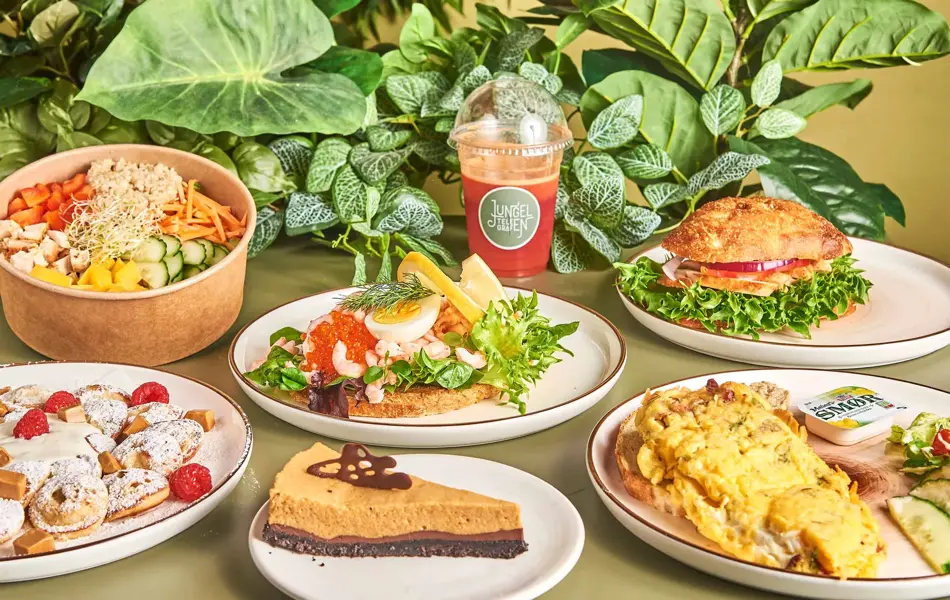 Diverse matretter, dessert og drikke fra Jungeltelegrafen