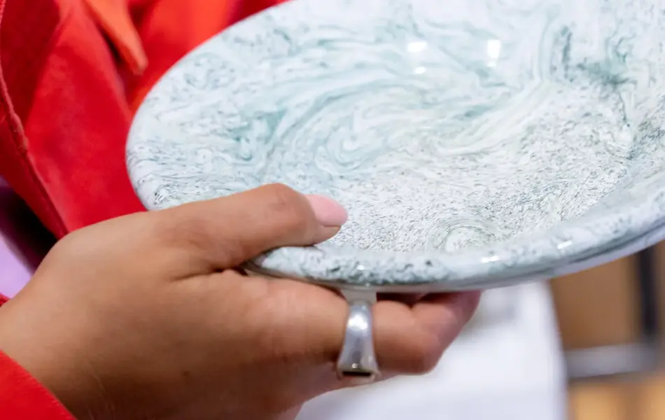 Janka Polliani plukker favoritter på Sandvika Storsenter