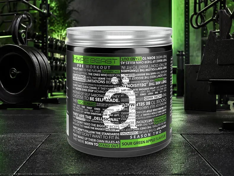 Pre-workout-boks i treningsstudio