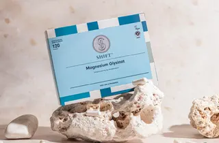 En pakke med magnesium glysinat fra SHIFTT.