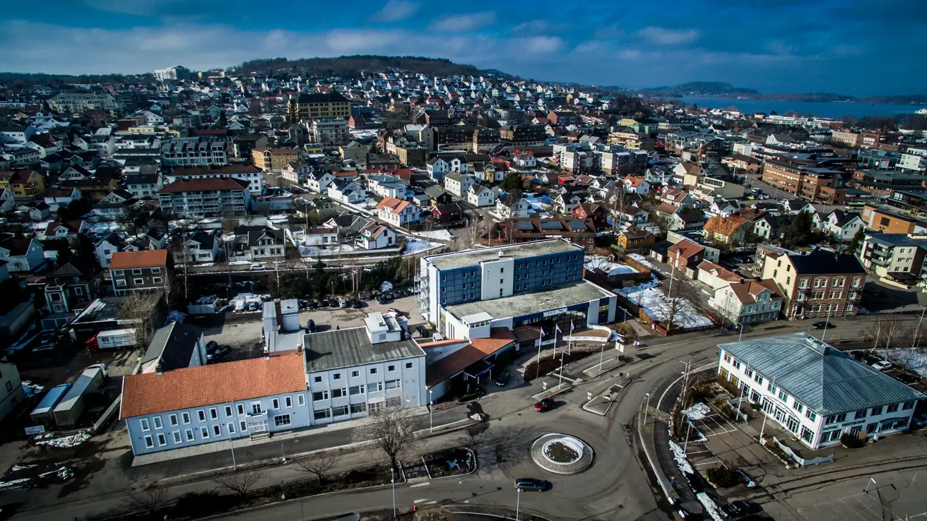 Oversiktsilde over Horten