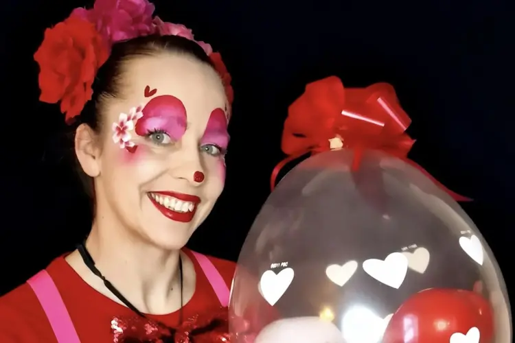 Hjerteklovnen Missy og Ballonggave