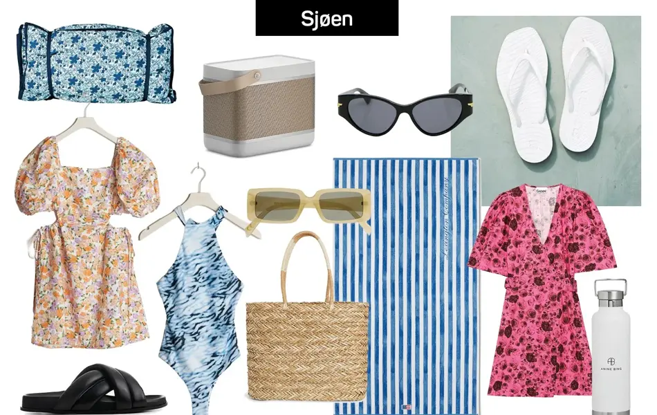 Turutstyr til å ha med til sjøen