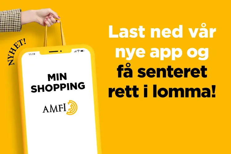 HURRA - Nå får du AMFI Vågsbygd rett i lomma!