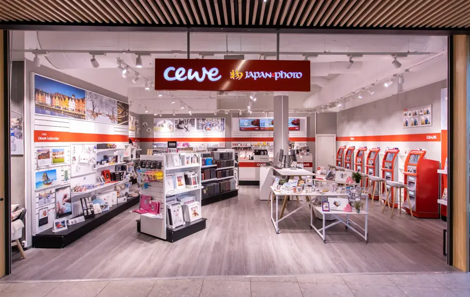 Inngangspartiet til Cewe Japan Photo på Lagunen