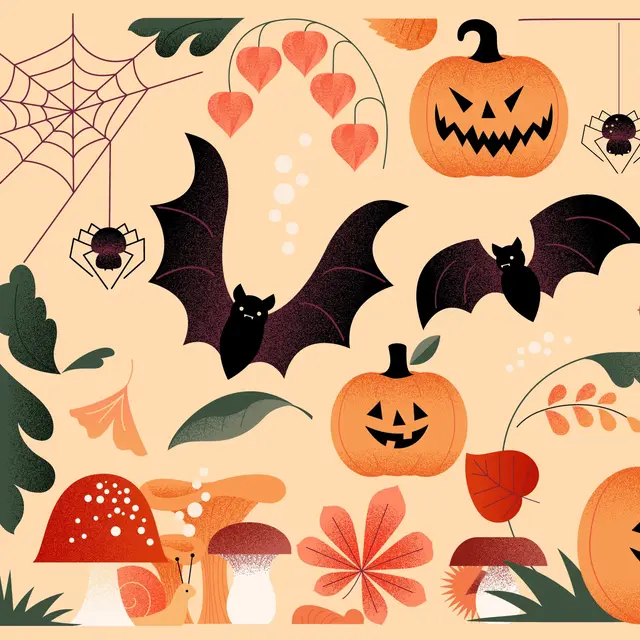 Halloweendekorelementer