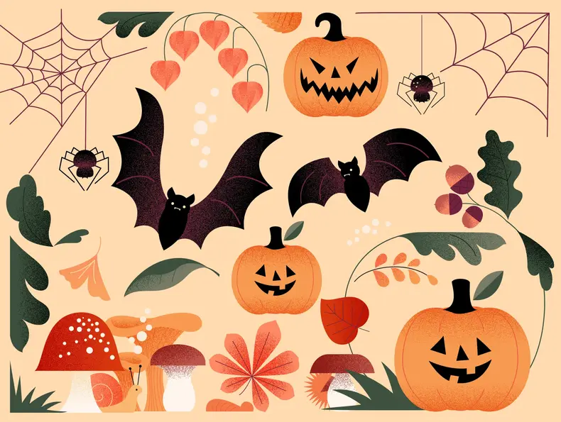 Halloweendekorelementer