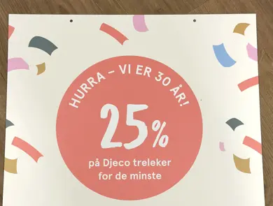 tilbudsplakat fra sprell