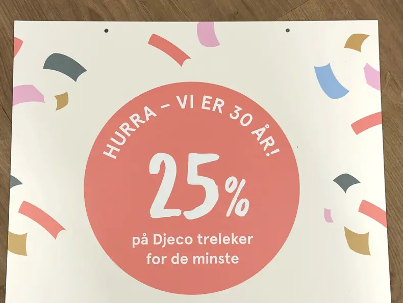 tilbudsplakat fra sprell