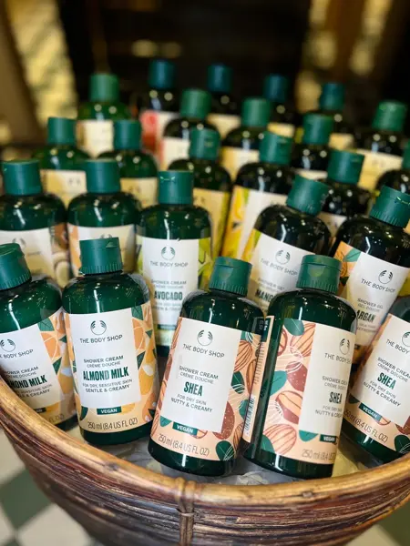 Skjønnhetsprodukter fra the Body Shop