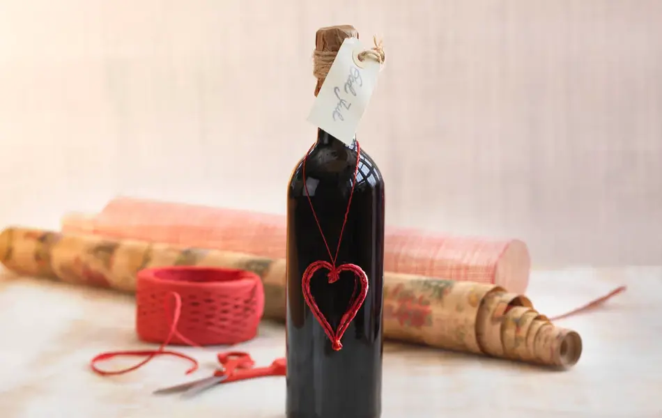 Flaske med hjerte