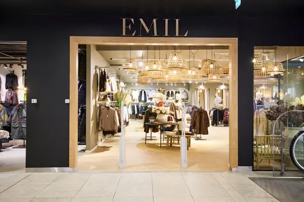 butikkfasade til emil på thon senter åsane