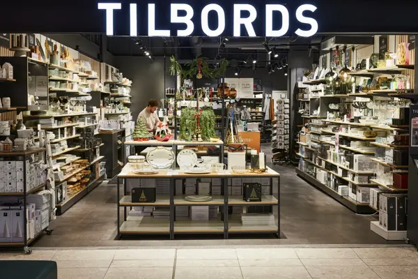 butikkfronten til tilbords på åsane storsenter