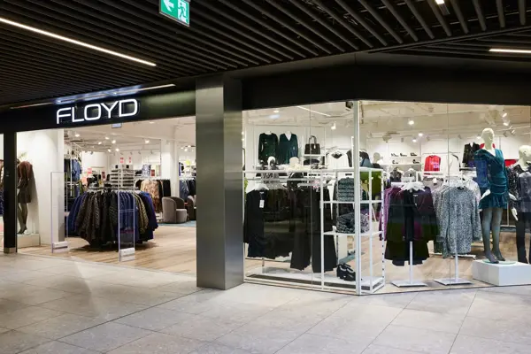 butikkfronten til floyd åsane storsentr