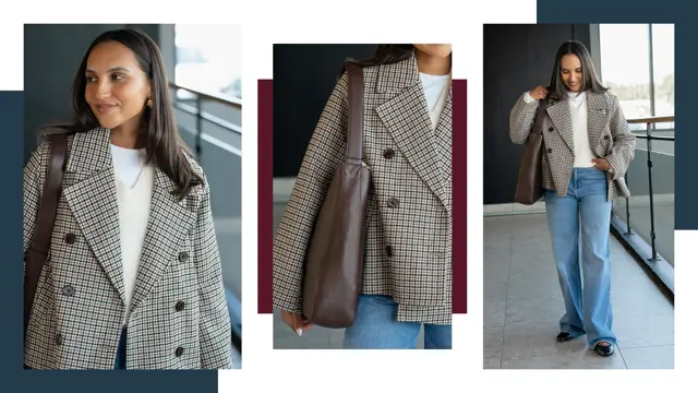 Dame viser mote på p-hus