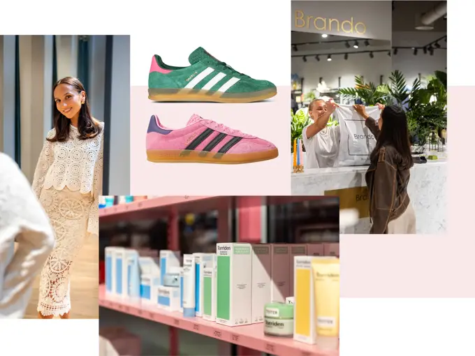 Dame som er på shopping