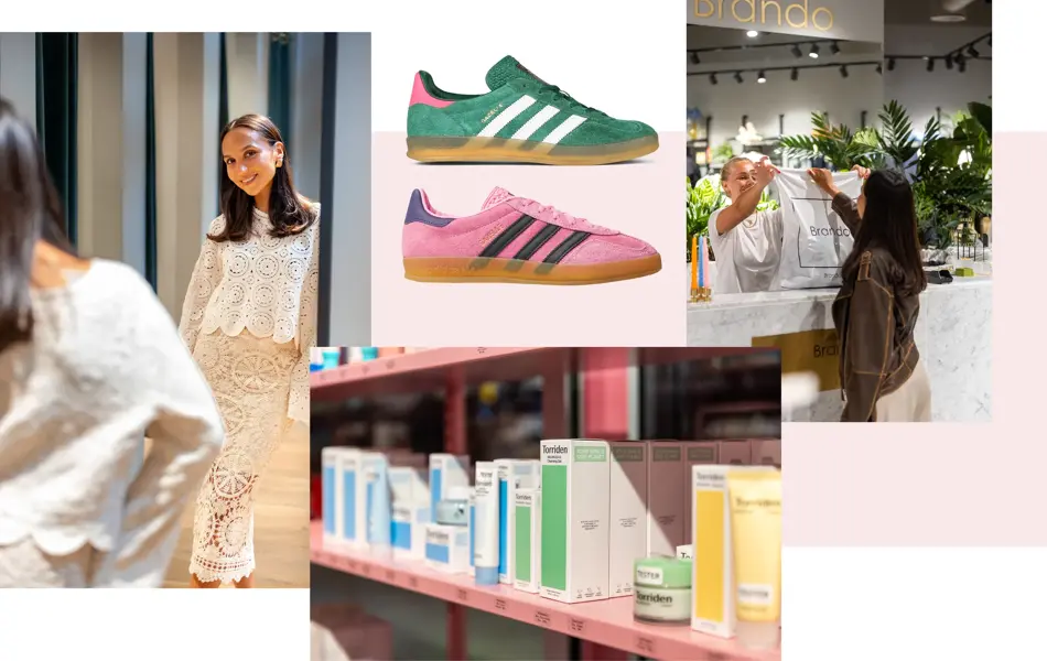 Dame som er på shopping