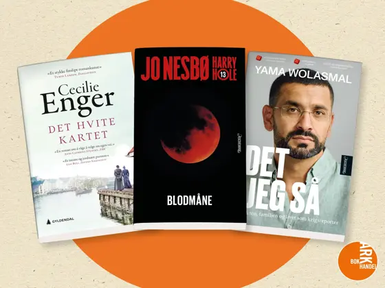 Tre forskjellige pocket bøker.