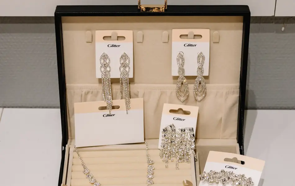 Smykker i smykkeboks