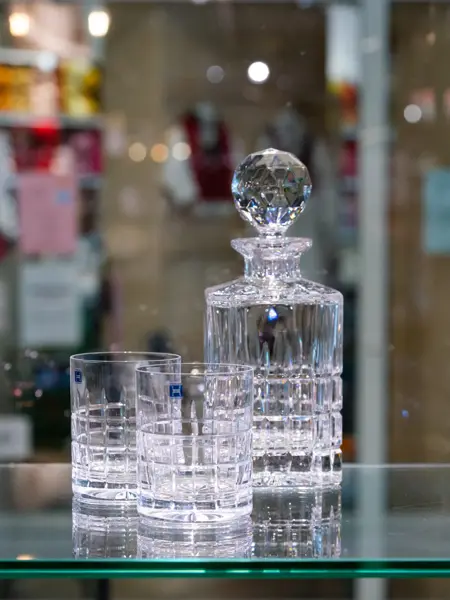 Gals og karaffel i krystall