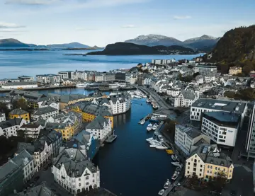 Utsikt over Ålesund 