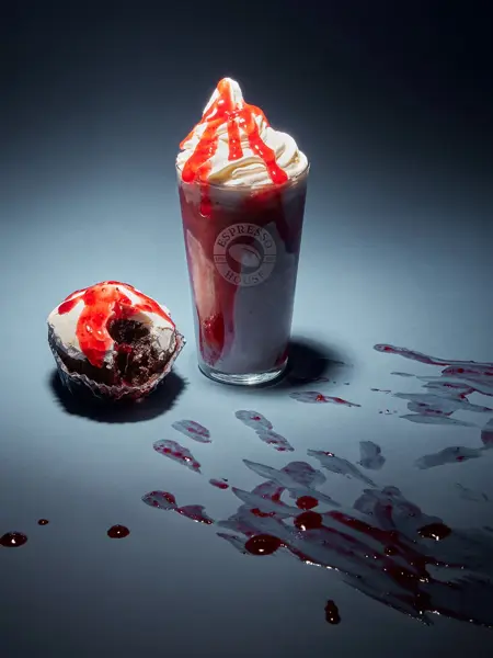 Frappucino og muffins fra Espresso House