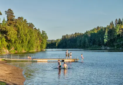 områdefoto, sommer, Lørenskog