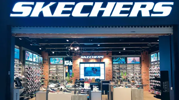 Butikkfasade til skechers på ski storsenter