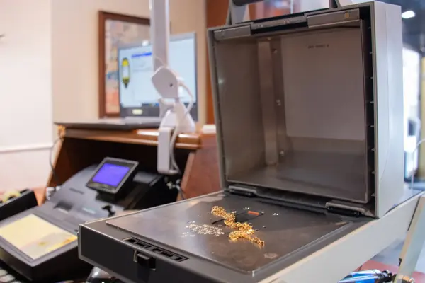 Maskin som måler metall i gjenstander