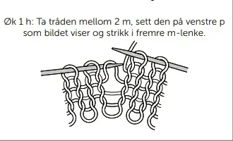 Strikkeoppskrift