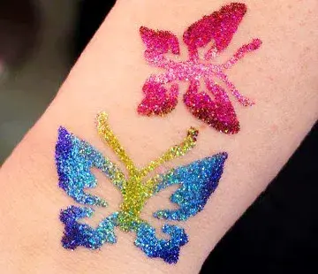 Glittertatovering