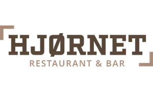 Hjørnet Restaurant & Bar logo.
