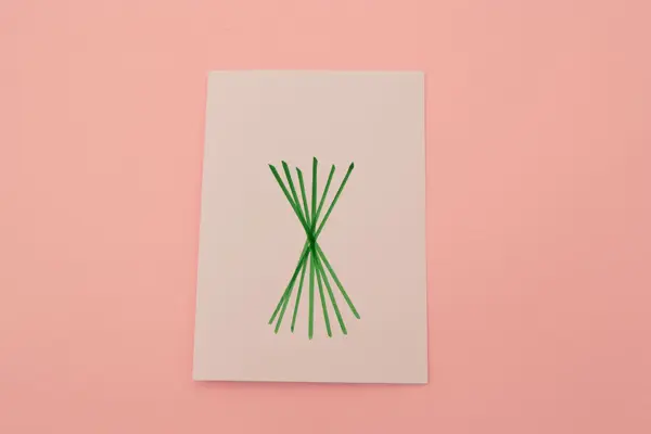 Morsdagskort som har stilker på seg