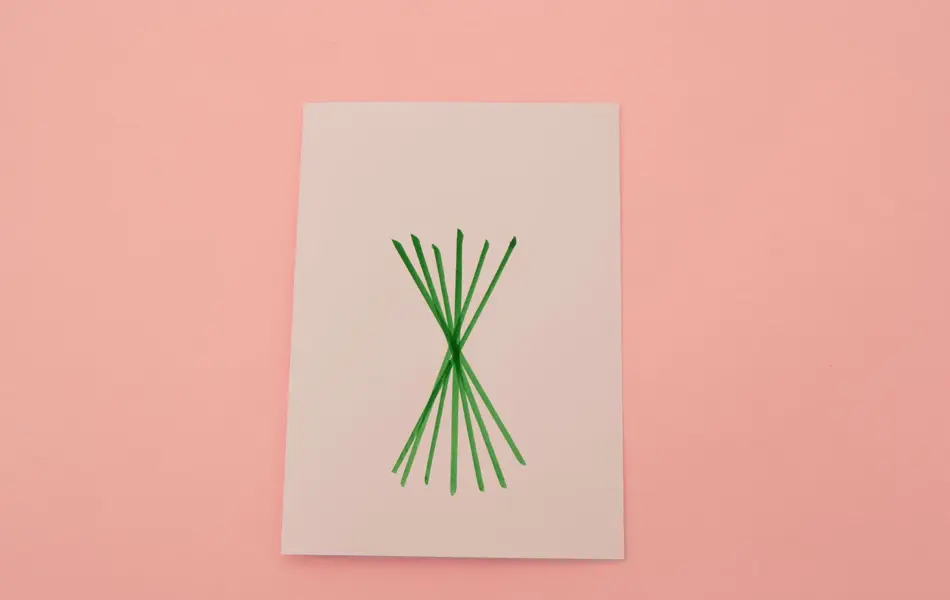 Morsdagskort som har stilker på seg